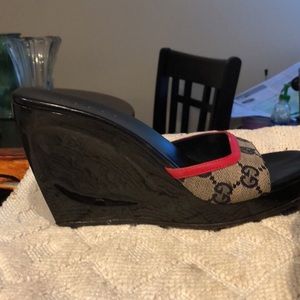 Gucci Wedge Slip On Size 6.5